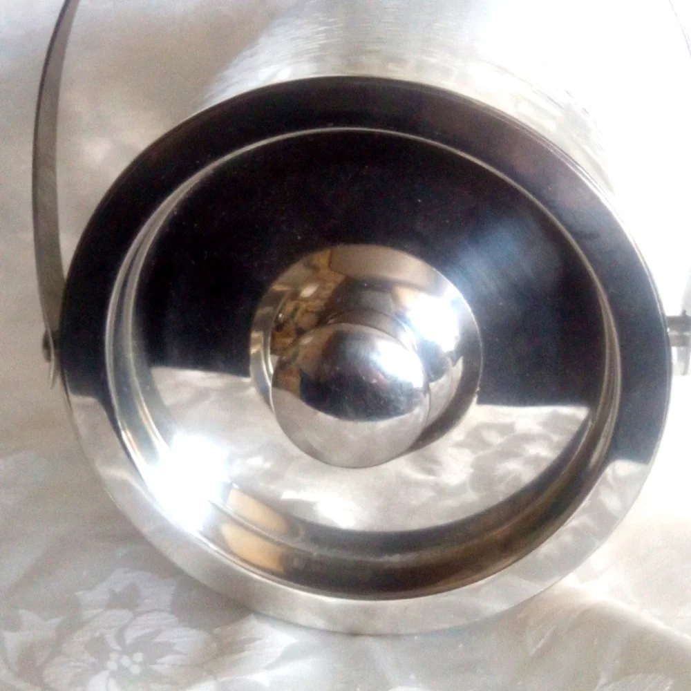 Godinger silver plated cocktail shaker and ice bucket